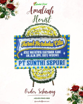 Papan Bunga Duka di Awinbon